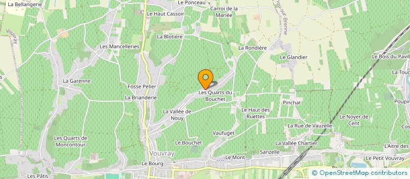 localisation de l'entreprise MONSIEUR CHRISTIAN CHAUSSARD  ROCHECORBON