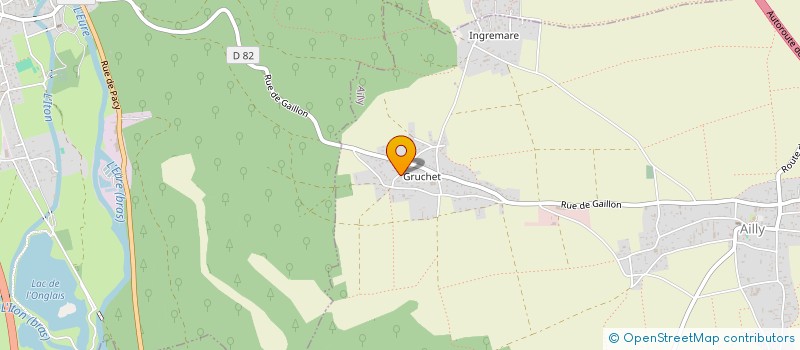 localisation de l'entreprise MONSIEUR CHRISTIAN CHAUSSON  AILLY