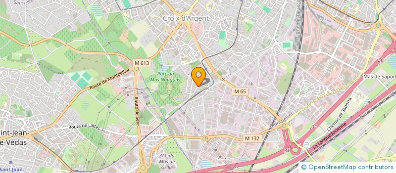 localisation de l'entreprise MONSIEUR CHRISTIAN CHAUVAUD à MONTPELLIER