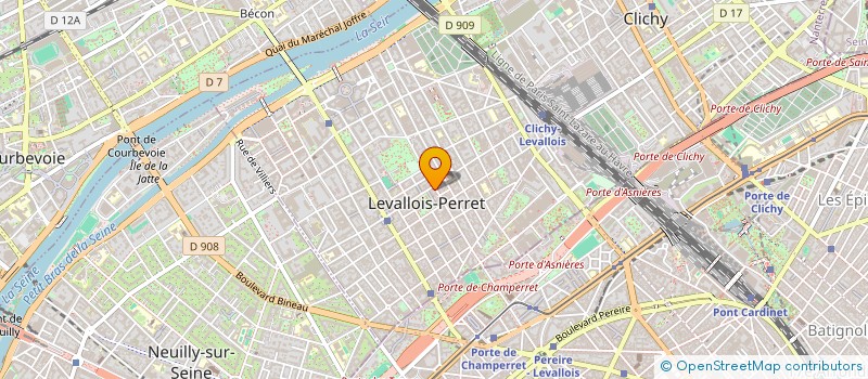 localisation de l'entreprise MONSIEUR CHRISTIAN CHAUVEAU à LEVALLOIS PERRET