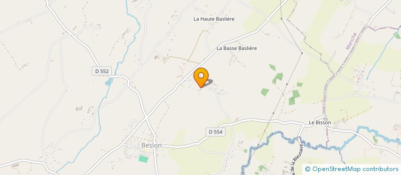 localisation de l'entreprise MONSIEUR CHRISTIAN CHAUVET  BESLON