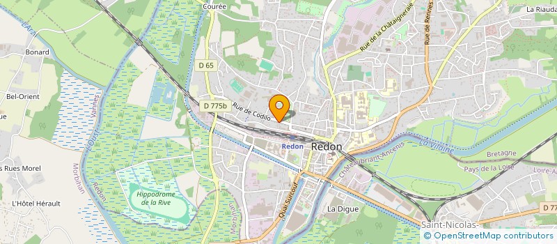 localisation de l'entreprise MONSIEUR CHRISTIAN CHAUVIN  REDON