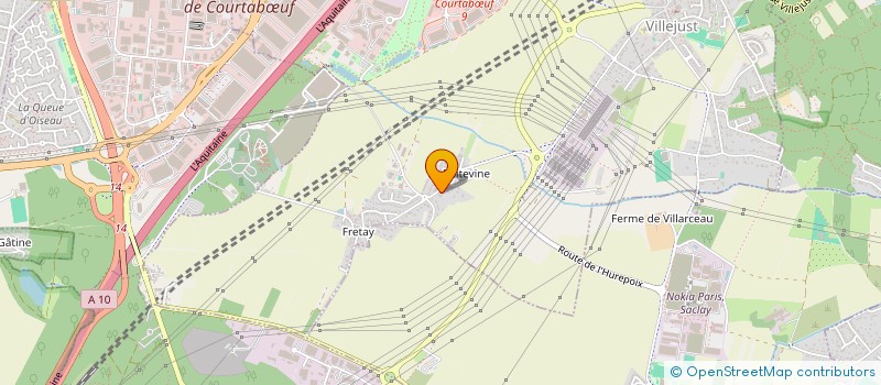 localisation de l'entreprise MONSIEUR CHRISTIAN CHAUX  VILLEJUST