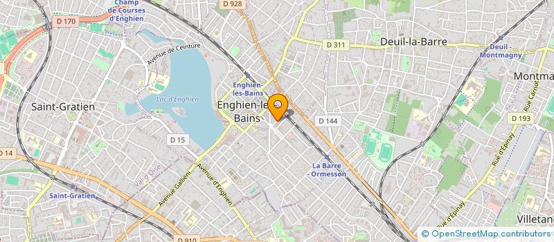 localisation de l'entreprise MONSIEUR CHRISTIAN CHAVAND à ENGHIEN-LES-BAINS