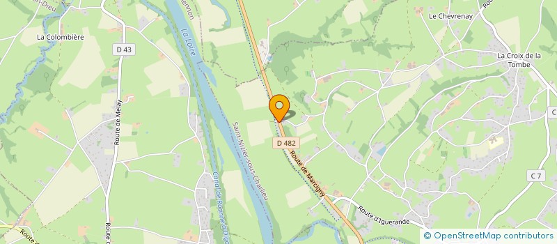 localisation de l'entreprise MONSIEUR CHRISTIAN CHAVASSIEUX  SAINT-NIZIER-SOUS-CHARLIEU