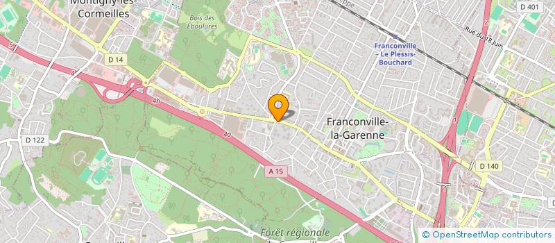 localisation de l'entreprise MONSIEUR CHRISTIAN CHAZAL  FRANCONVILLE