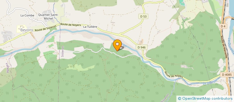 localisation de l'entreprise MONSIEUR CHRISTIAN CHEDEVILLE  SISTERON