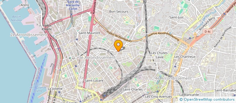 localisation de l'entreprise MONSIEUR CHRISTIAN CHELINI à MARSEILLE