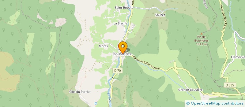 localisation de l'entreprise MONSIEUR CHRISTIAN CHENIER  BOUVIERES