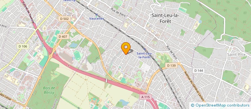 localisation de l'entreprise MONSIEUR CHRISTIAN CHEREAU à SAINT-LEU-LA-FORET
