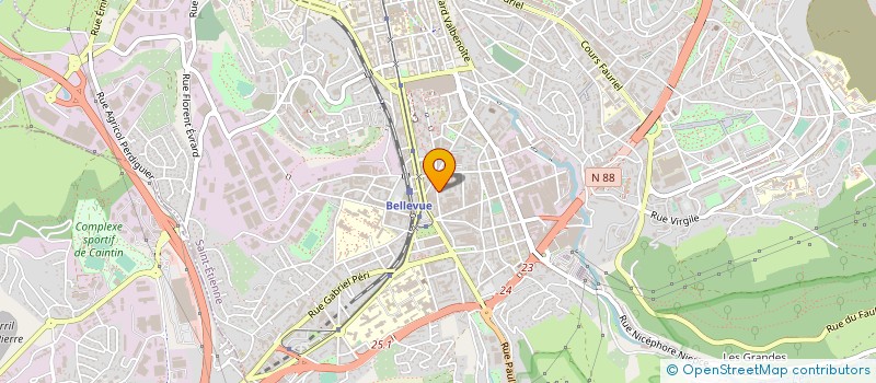 localisation de l'entreprise MONSIEUR CHRISTIAN CHEROT  SAINT-ETIENNE