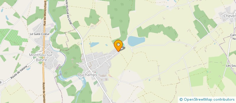 localisation de l'entreprise MONSIEUR CHRISTIAN CHERY  LE CONTROIS-EN-SOLOGNE