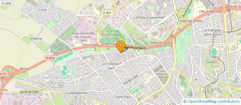 localisation de l'entreprise MONSIEUR CHRISTIAN CHESNEL à CAEN
