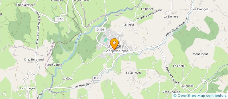localisation de l'entreprise MONSIEUR CHRISTIAN CHEVALIER à CHAMBOST-LONGESSAIGNE