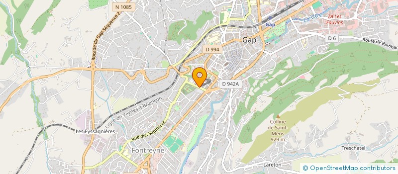 localisation de l'entreprise MONSIEUR CHRISTIAN CHEVALLIER  GAP