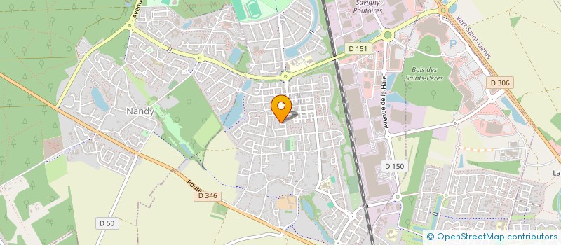 localisation de l'entreprise MONSIEUR CHRISTIAN CHEVALLIER  SAVIGNY-LE-TEMPLE