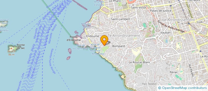 localisation de l'entreprise MONSIEUR CHRISTIAN CHEVALLIER  MARSEILLE