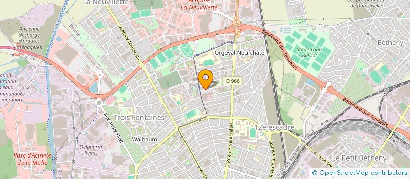 localisation de l'entreprise MONSIEUR CHRISTIAN CHEVASSUT  REIMS