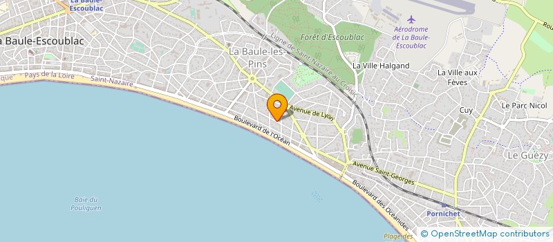 localisation de l'entreprise MONSIEUR CHRISTIAN CHEVERRY à LA BAULE-ESCOUBLAC
