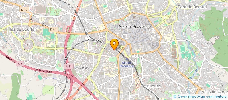 localisation de l'entreprise MONSIEUR CHRISTIAN CHEVET à AIX-EN-PROVENCE