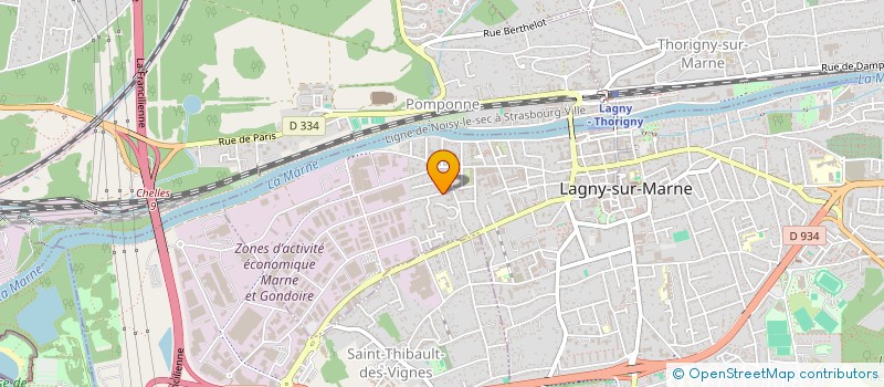 localisation de l'entreprise MONSIEUR CHRISTIAN CHEVRON  LAGNY-SUR-MARNE