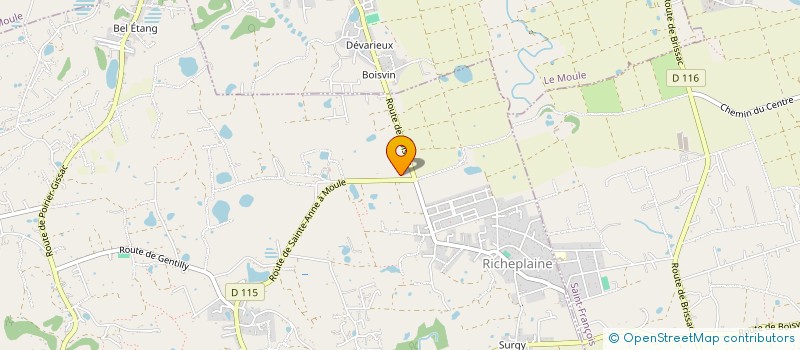 localisation de l'entreprise MONSIEUR CHRISTIAN CHIPOTEL  SAINTE-ANNE