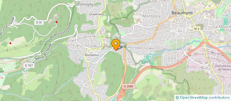 localisation de l'entreprise MONSIEUR CHRISTIAN CHIRENT  CEYRAT