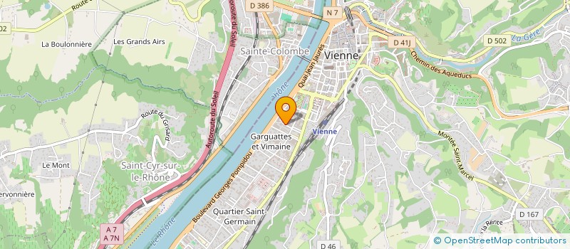 localisation de l'entreprise MONSIEUR CHRISTIAN CHIRIJIAN  VIENNE