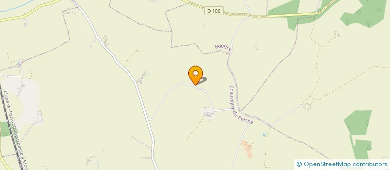 localisation de l'entreprise MONSIEUR CHRISTIAN CHMILEWSKY  CHAUVIGNY-DU-PERCHE