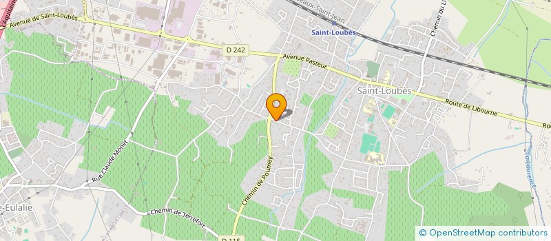 localisation de l'entreprise MONSIEUR CHRISTIAN CHOLLET  SAINT-LOUBES