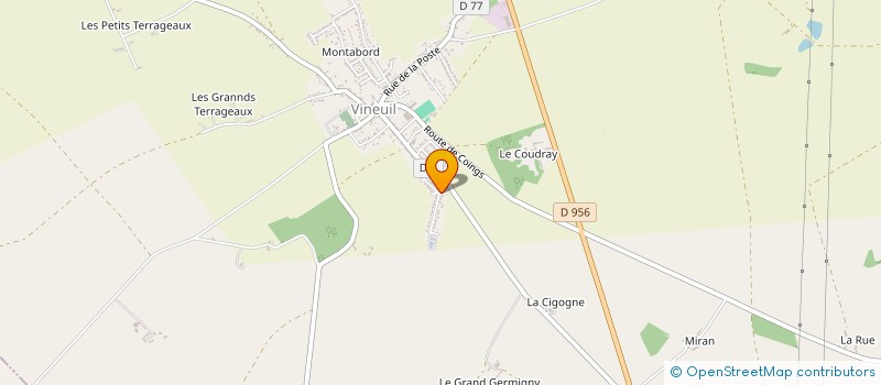 localisation de l'entreprise MONSIEUR CHRISTIAN CHOPIN à VINEUIL