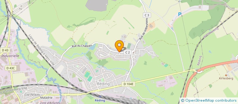 localisation de l'entreprise MONSIEUR CHRISTIAN CHRISTMANN  REDING