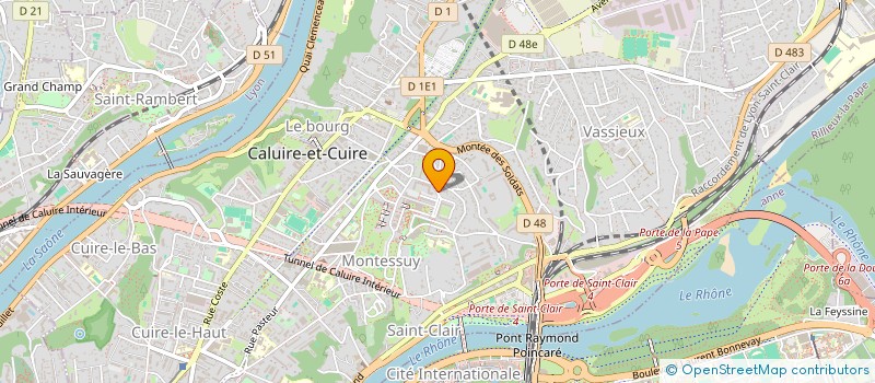 localisation de l'entreprise MONSIEUR CHRISTIAN CHULLIAT à CALUIRE-ET-CUIRE