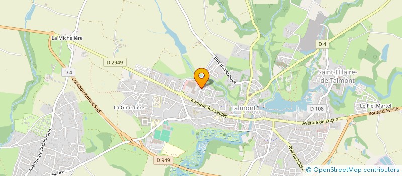 localisation de l'entreprise MONSIEUR CHRISTIAN CHUSSEAU  TALMONT-SAINT-HILAIRE