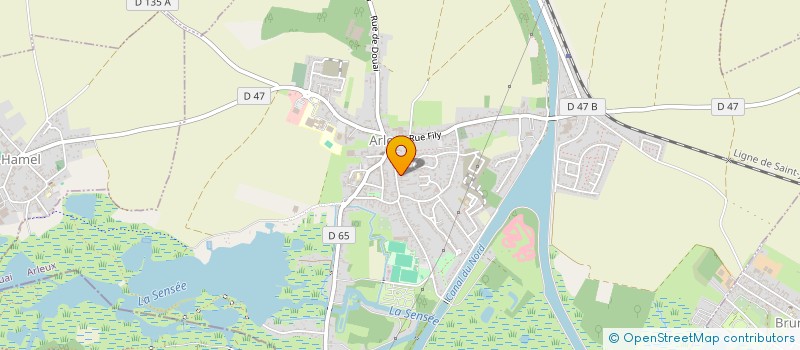 localisation de l'entreprise MONSIEUR CHRISTIAN CIANI  ARLEUX