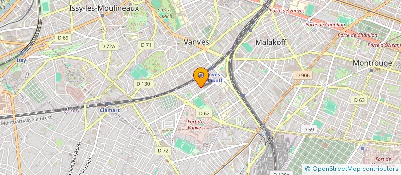 localisation de l'entreprise MONSIEUR CHRISTIAN CIERNIAK à MALAKOFF
