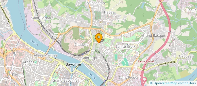 localisation de l'entreprise MONSIEUR CHRISTIAN CIRE à BAYONNE