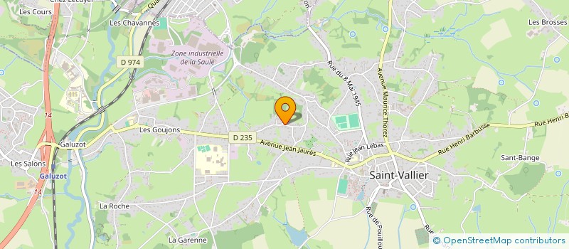 localisation de l'entreprise MONSIEUR CHRISTIAN CIUPAK  SAINT-VALLIER