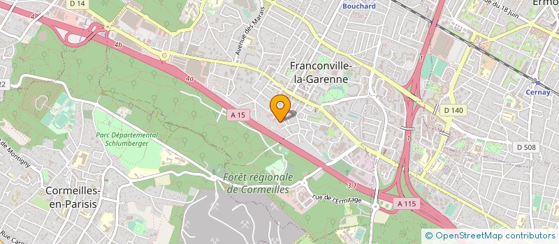 localisation de l'entreprise MONSIEUR CHRISTIAN CLAIRY à FRANCONVILLE LA GARENNE