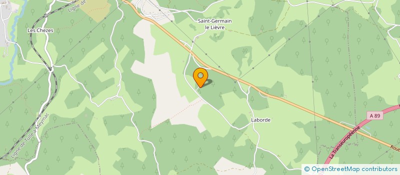 localisation de l'entreprise MONSIEUR CHRISTIAN CLAMENS  MEYMAC