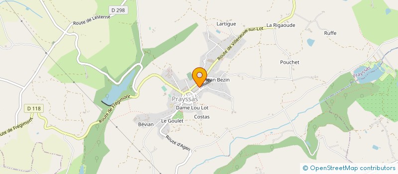 localisation de l'entreprise MONSIEUR CHRISTIAN CLAVEAU à LACEPEDE