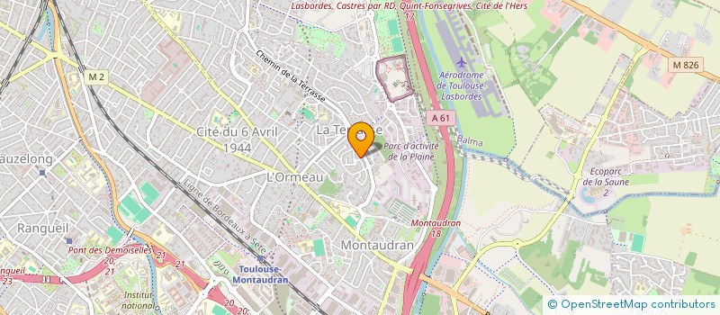 localisation de l'entreprise MONSIEUR CHRISTIAN CLAVEL à TOULOUSE