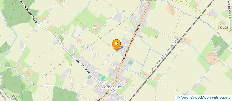 localisation de l'entreprise MONSIEUR CHRISTIAN CLEMENT  MORBECQUE