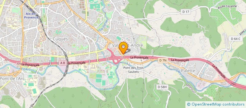 localisation de l'entreprise MONSIEUR CHRISTIAN CLEMENTE  AIX-EN-PROVENCE