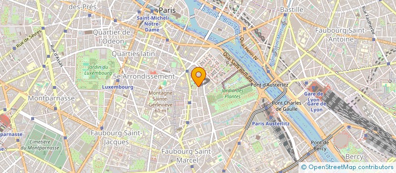 localisation de l'entreprise MONSIEUR CHRISTIAN CLERET  PARIS