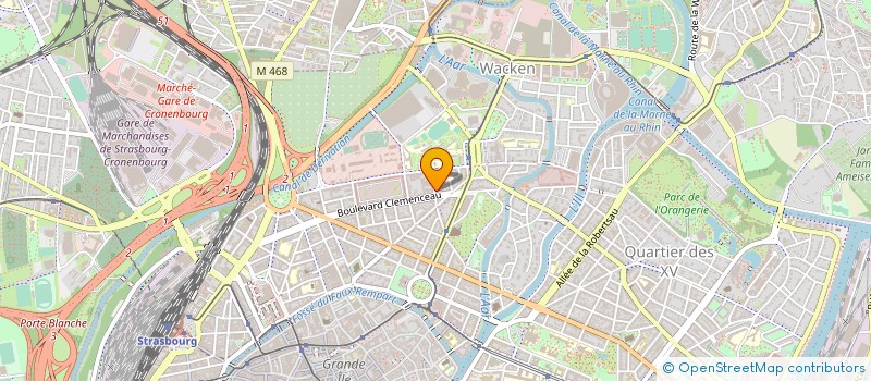 localisation de l'entreprise MONSIEUR CHRISTIAN CLEVENOT à STRASBOURG