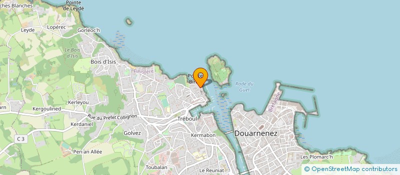 localisation de l'entreprise MONSIEUR CHRISTIAN CLOARES  LE JUCH