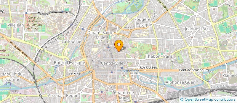 localisation de l'entreprise MONSIEUR CHRISTIAN CLOUARD  RENNES