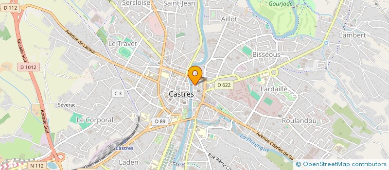 localisation de l'entreprise MONSIEUR CHRISTIAN CLOUSCARD  CASTRES