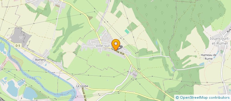 localisation de l'entreprise MONSIEUR CHRISTIAN COCHET  VILLE-SUR-LUMES